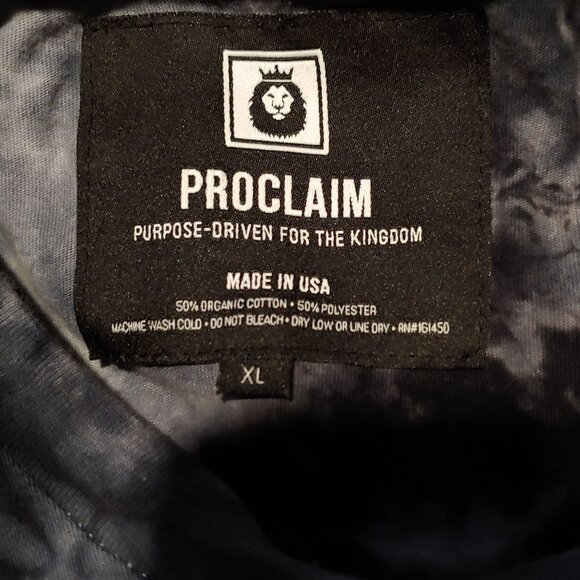 Proclaim Streetwear Rare Jesus Is King Faith Based Christian Ministry Praise Tee - Picture 9 of 9